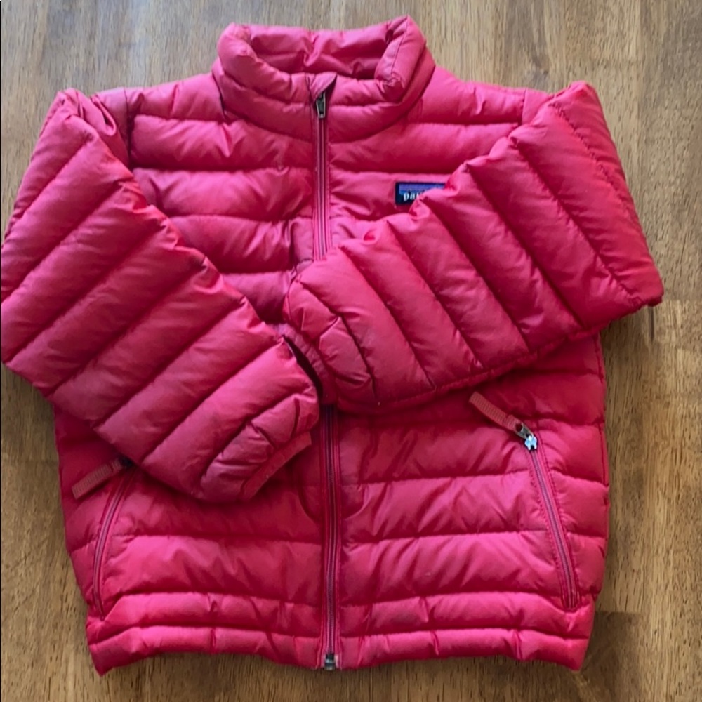 Patagonia down sweater. 4T. Pink